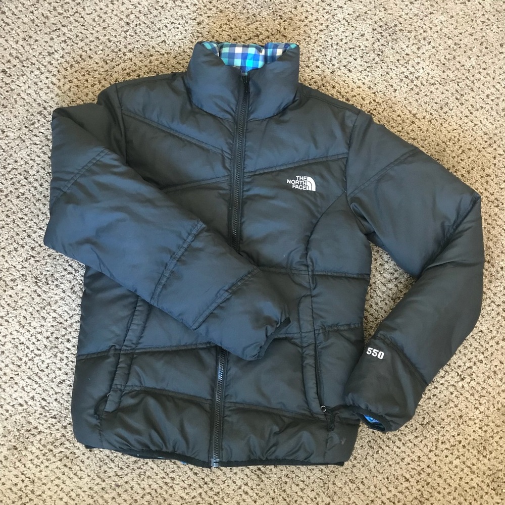 Reversible light north face jacket